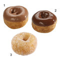 Boîte de minis donuts Noël, 3 sortes