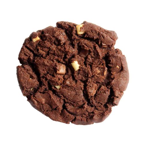 Cookie trois chocolats cuit