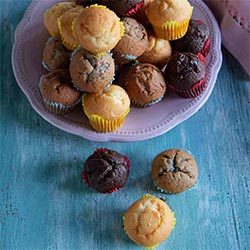 Assortiment mini-muffins, 3 sortes