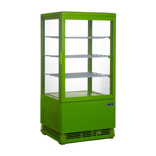 Mini vitrine réfrigérée Saro "SC 70", verte