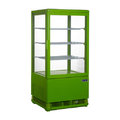 Mini vitrine réfrigérée Saro "SC 70", verte