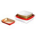 Emballage petits biscuits, rouge, 15x14x4,6 cm