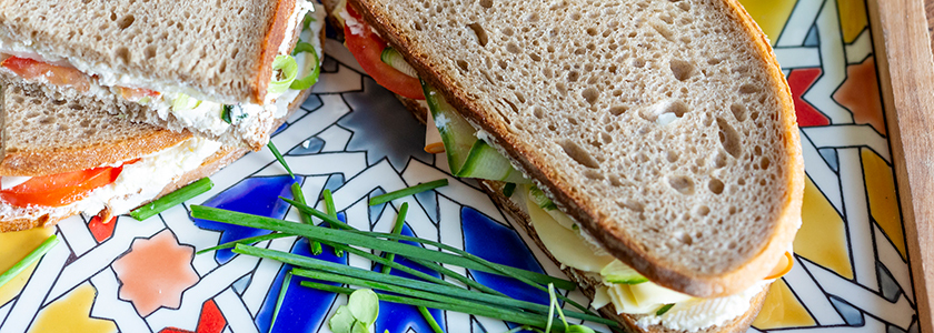 Tartine végétarienne