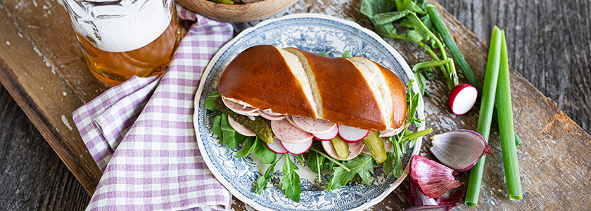 Sandwich bretzel