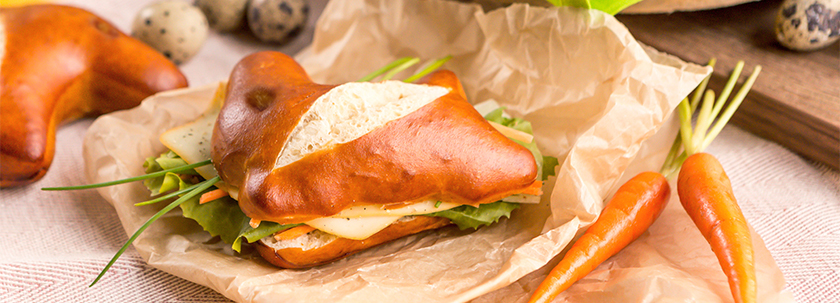 Burger bretzel