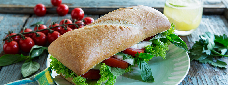 Sandwich caprese