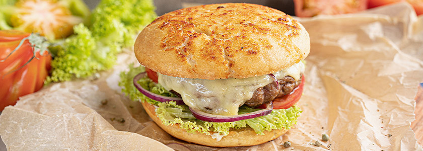 Burger OMG au steak haché de bœuf – Le classique