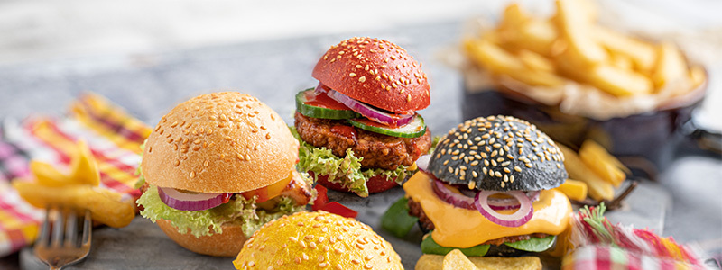 Minis burgers Gourmet au steak de dinde ou steak de soja