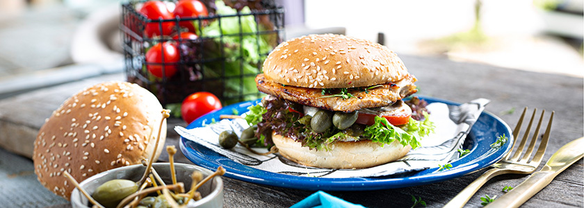 Burger au filet de porc