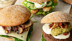 Burger Gourmet au seigle cuit, tranché