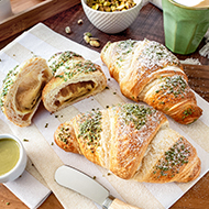 Croissant à la crème pistache