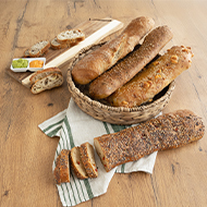 Assortiment pains torsadés, 4 sortes