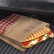 Sachet Panini Hestogo "carré",résist. à la chaleur