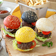Minis burgers Gourmet tranchés cuits, 4 sortes