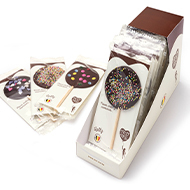 Distributeur de sucettes MoMe "Chocolat noir"