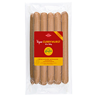 Saucisse au curry végane