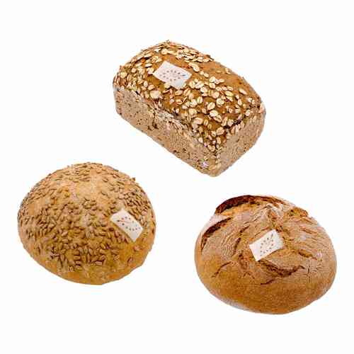 Assortiment de pains Bio**, 3 sortes