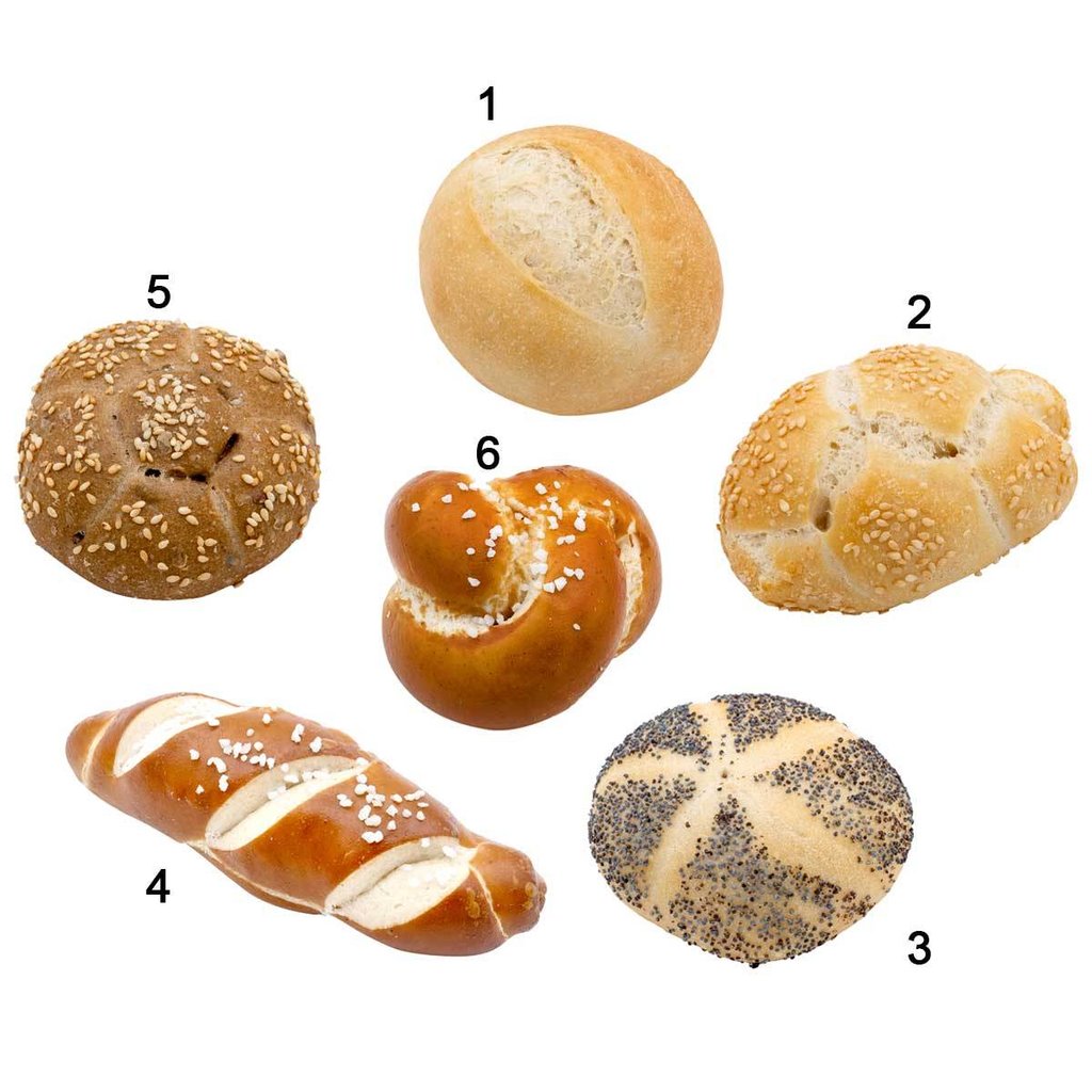 Assortiment petits pains Bio** exquis, 6 sortes