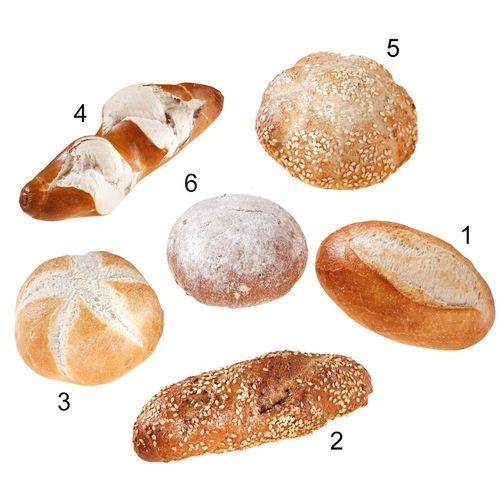Assort. petits pains Bio** savoureux, 6 sortes
