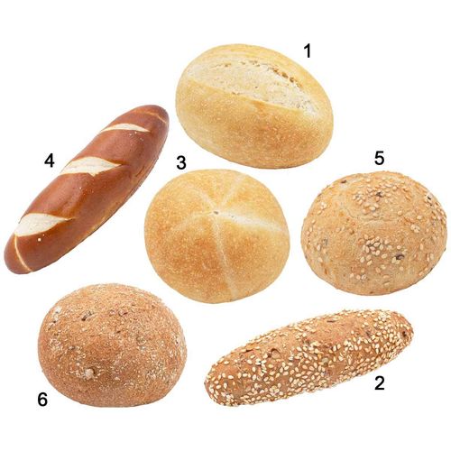 Assort. petits pains Bio** savoureux, 6 sortes