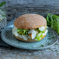 Sourdough Burger Gourmet, tranché