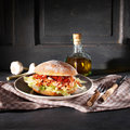 Sourdough Burger Gourmet, tranché