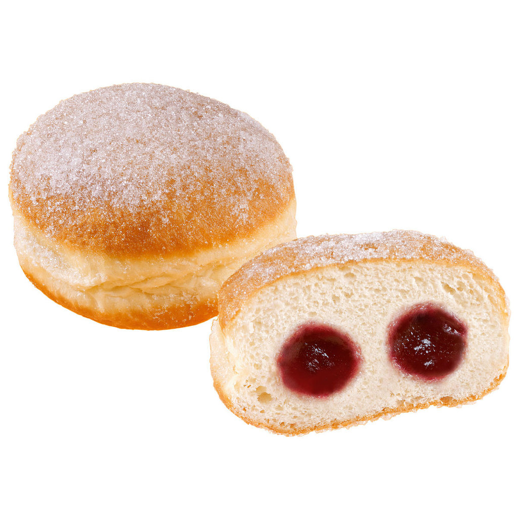 SG-Beignet fourré framboise groseille