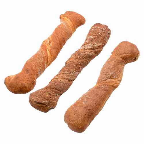 Assortiment flûtes rustiques, cuites