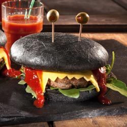 Black Gourmet Burger, tranché