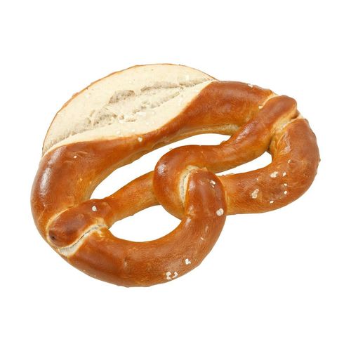 Bretzel avec sel, prêt à l'emploi