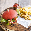 Red Love Gourmet Burger, tranché