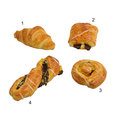 Assortiment mini-viennoiseries, 4 sortes