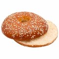 Bagel bretzel au sésame tranché, prêt à l'emploi