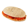 Pain italien panini garni tomate-mozzarella