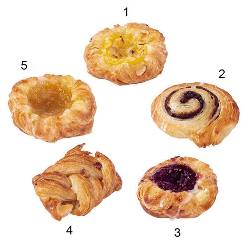 SG-Assortiment de mini-feuilletés danois, 5 sortes