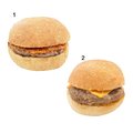 Assortiment minis hamburgers garnis