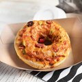 Donut pizza salami - 1