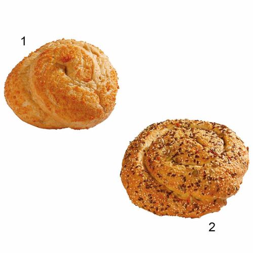 Assortiment de petits pains " sans blé ", 2 sortes