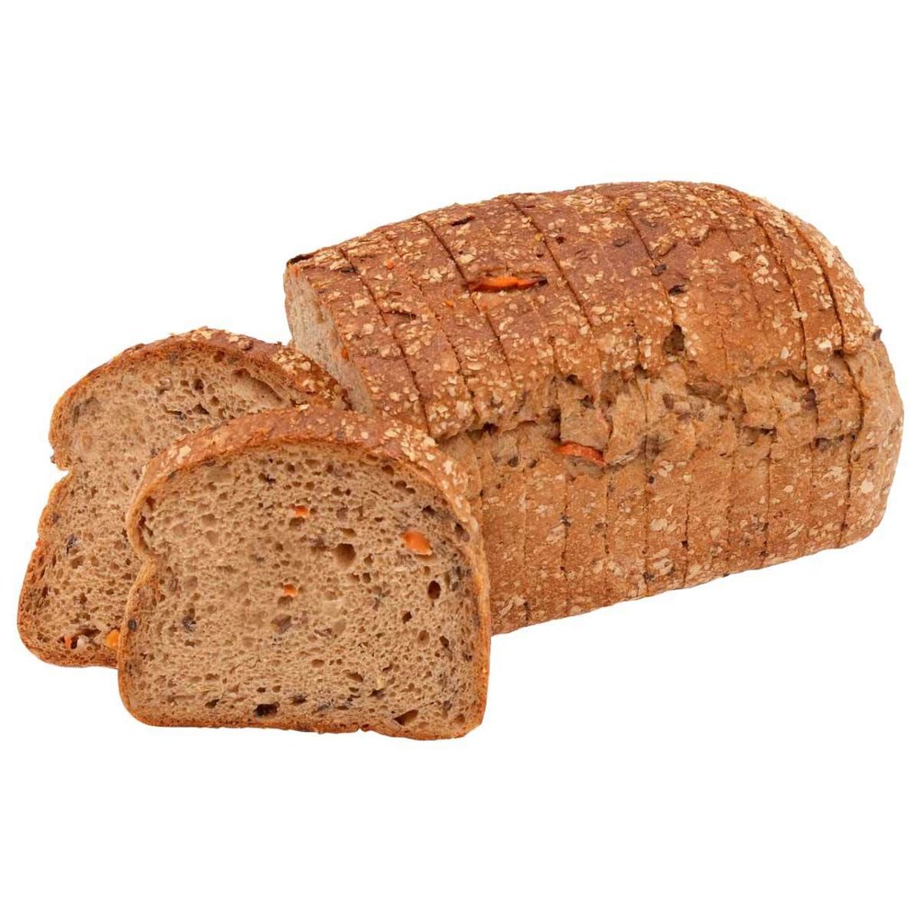 Pain à la carotte "Better Life", tranché