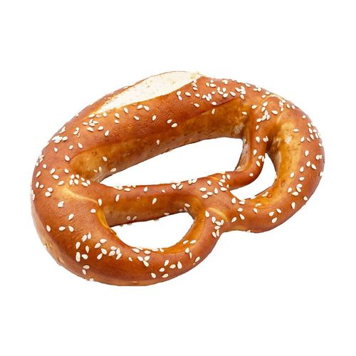 Soft Bretzel au sésame, cuit