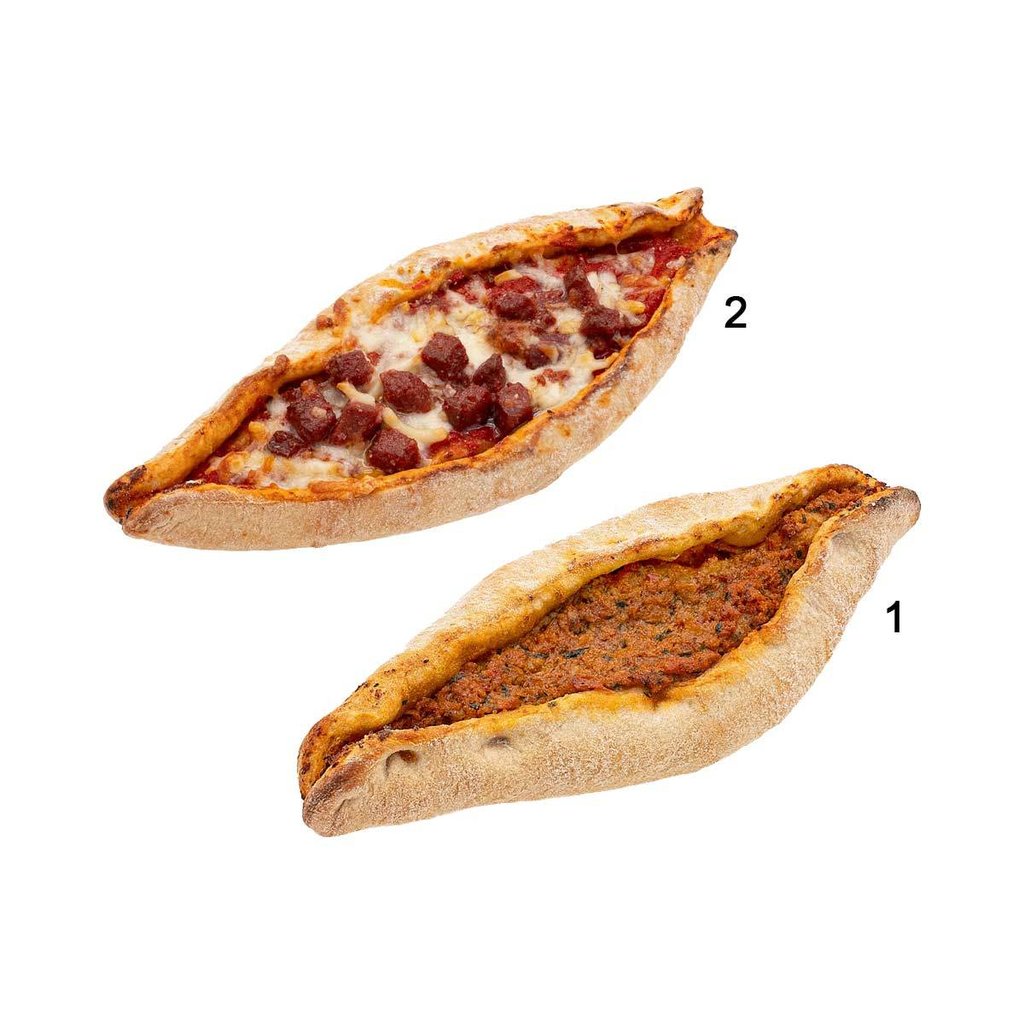 Assortiment Pide garnis SG, 2 sortes