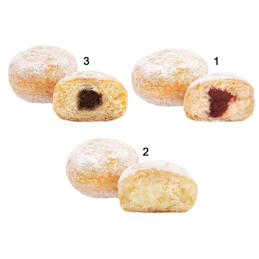 Assortiment de minis beignets, 3 sortes