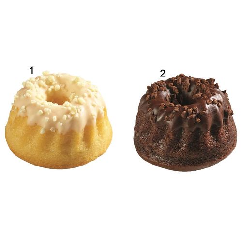 Assortiment minis kougelhopfs, deux sortes