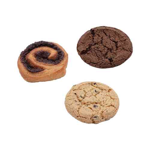 Assortiment de snacks sucrés sans gluten, 3 sortes