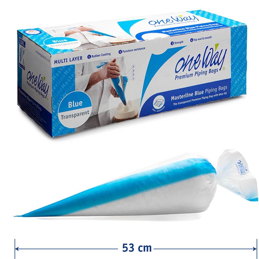 Poche à douille jetable Master Line Blue, L