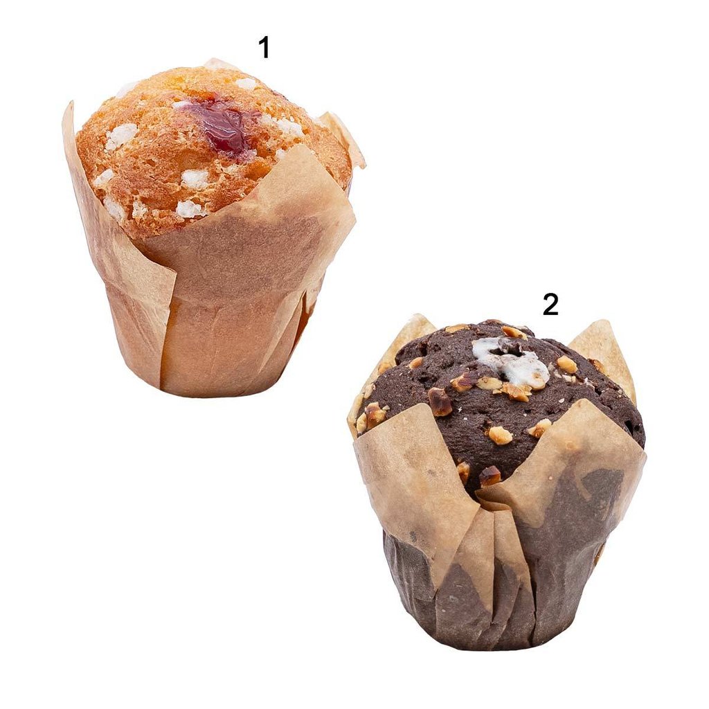 Assortiment minis muffins, 2 sortes