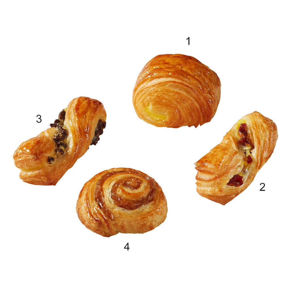 Assortiment "Minis délices" Bridor, 4 sortes