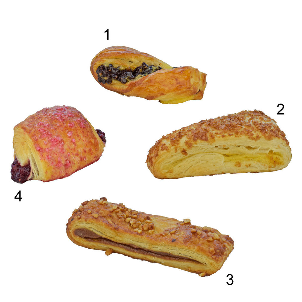 Assortiment de minis viennoiseries danoises Bridor