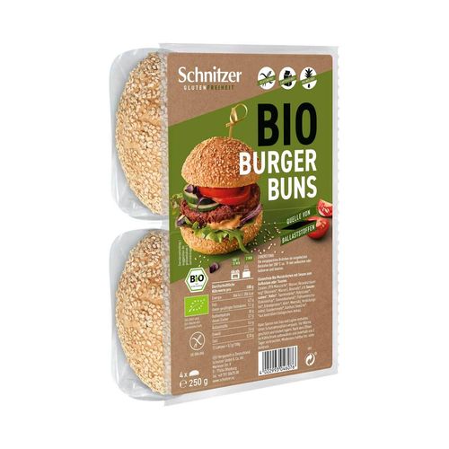 Schnitzer Pain burger Bio, sans gluten
