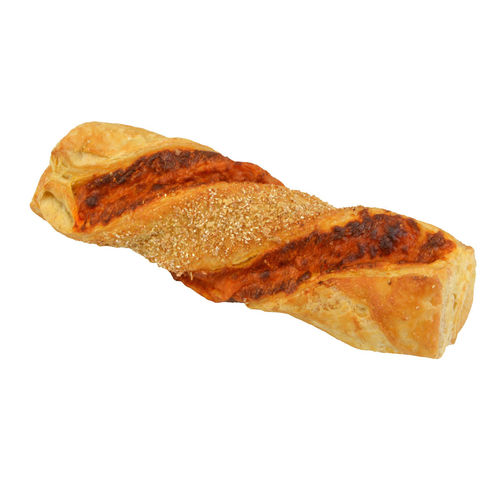 Torsade feuilletée au salami